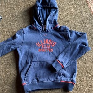 Blue Illinois Nike Hoodie